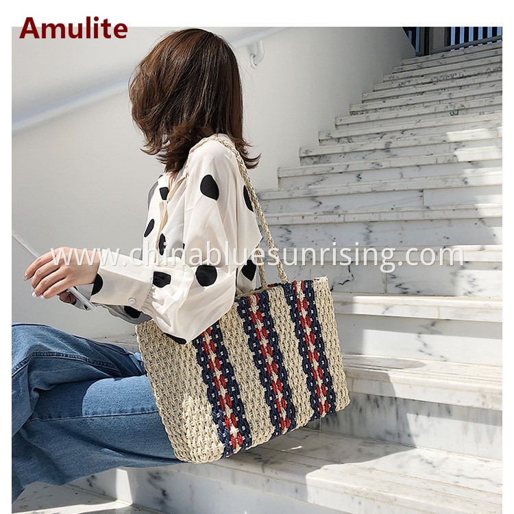 Leisure straw bag